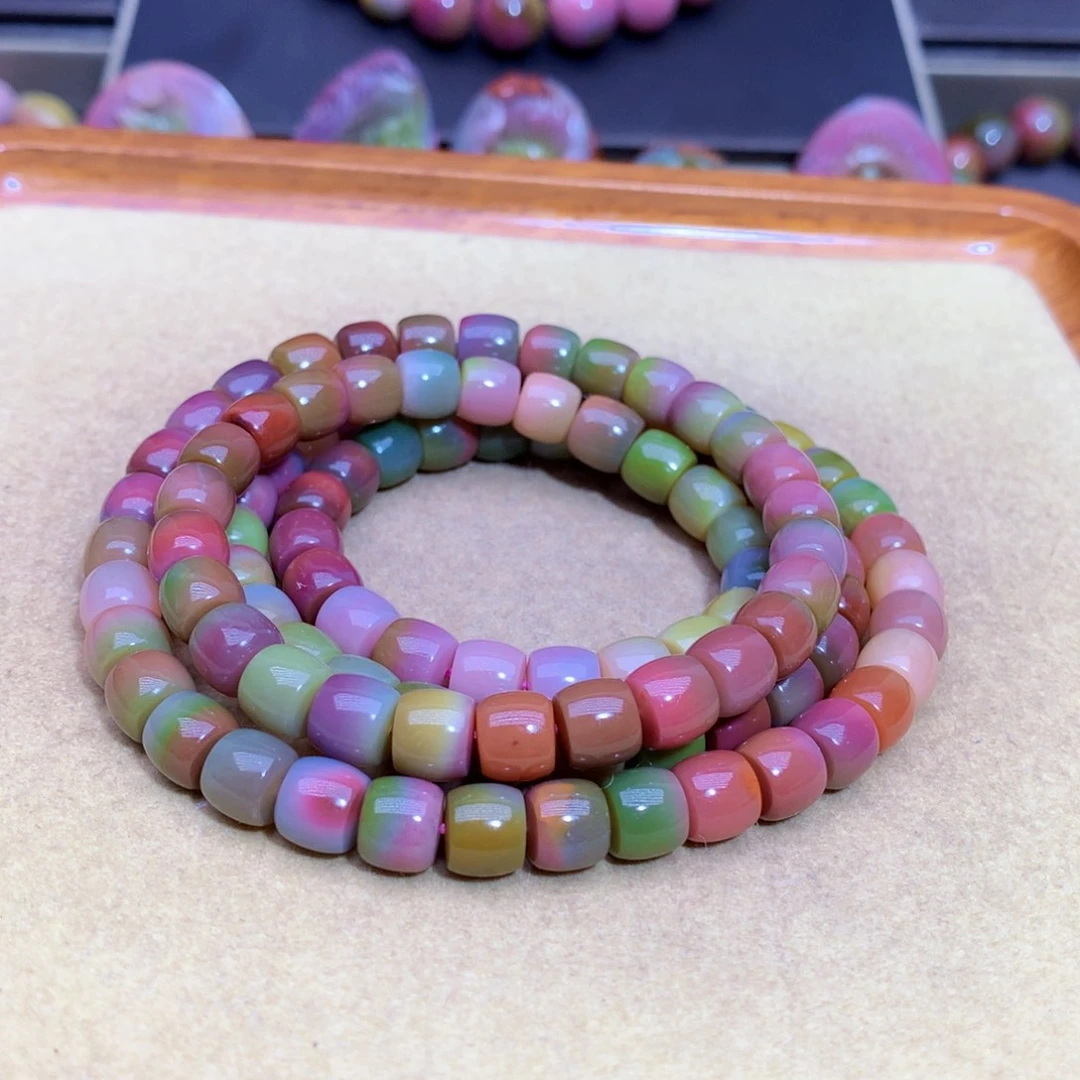 玛瑙未镶嵌手链盐源