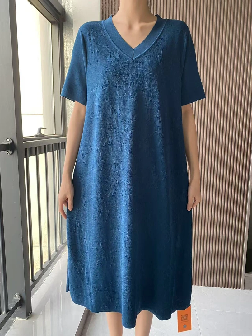 （133）湾湾奢品贵妇既视感显瘦透气时尚百搭连衣裙.