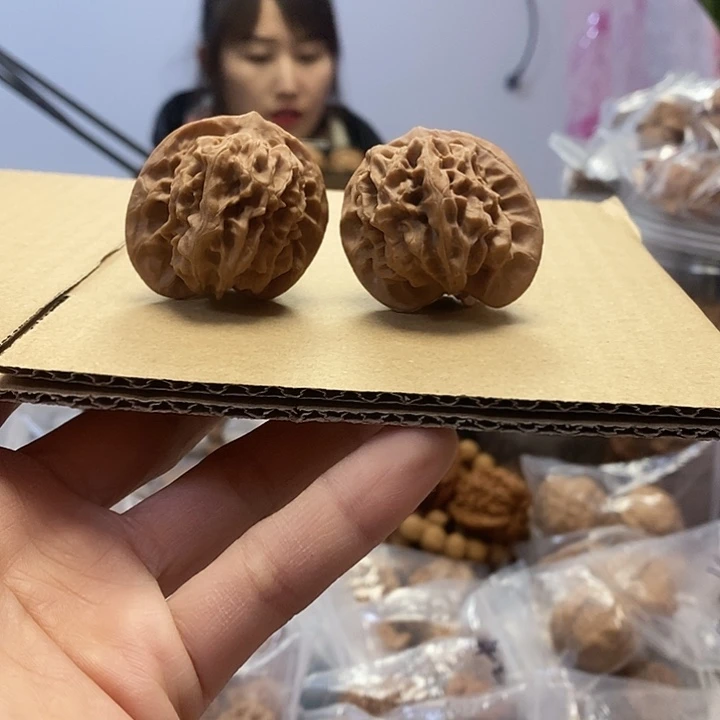 文玩核桃把件39刀子天残脚蜡皮小众