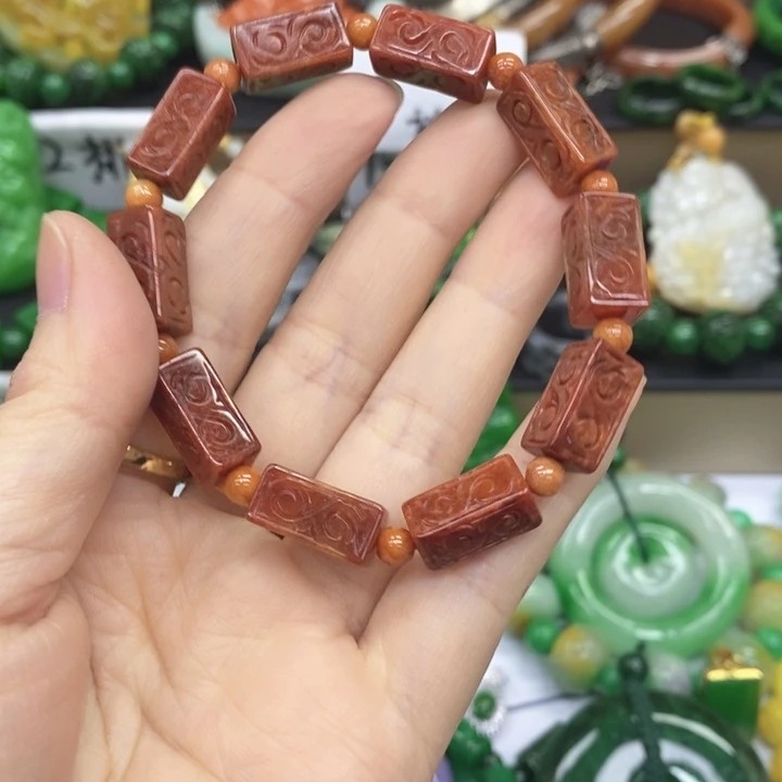 翡翠未镶嵌耳饰手链10