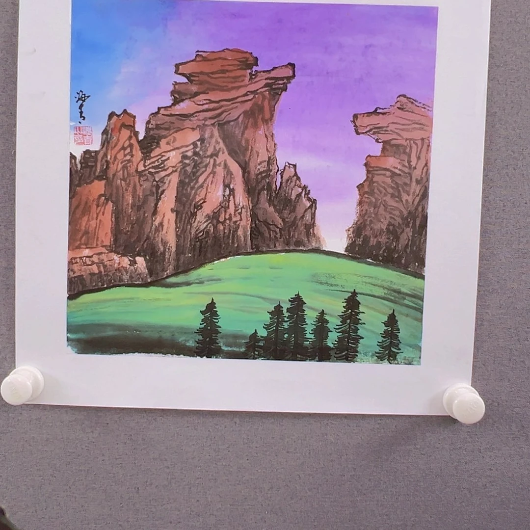 国画当代艺术，展览作品