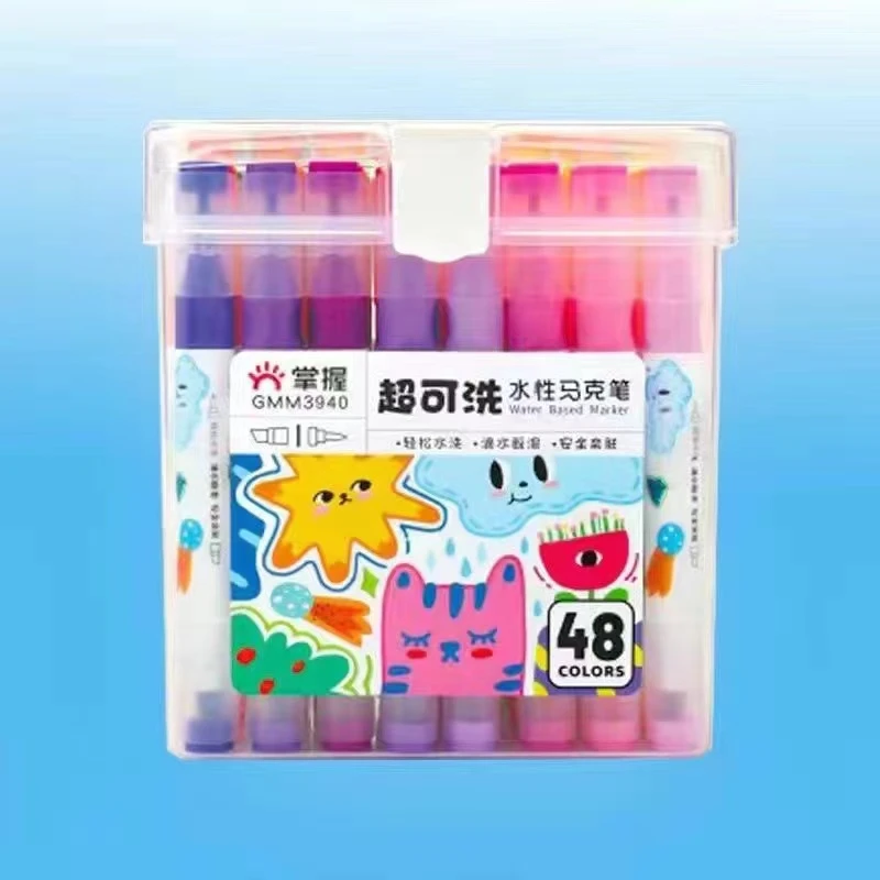 掌握超可洗水性双头马克笔