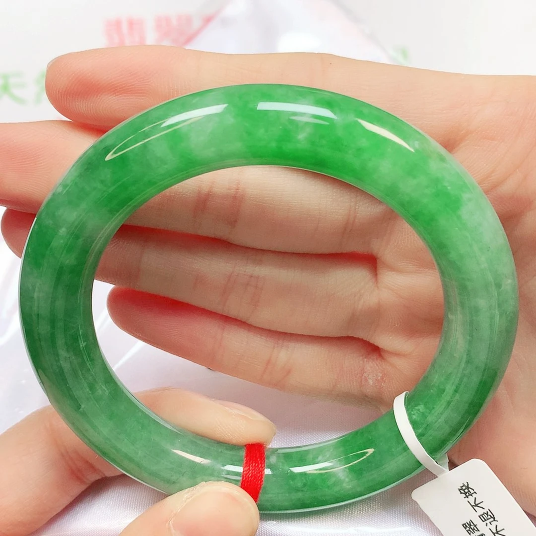 未镶嵌手镯翡翠翡翠手镯55圆