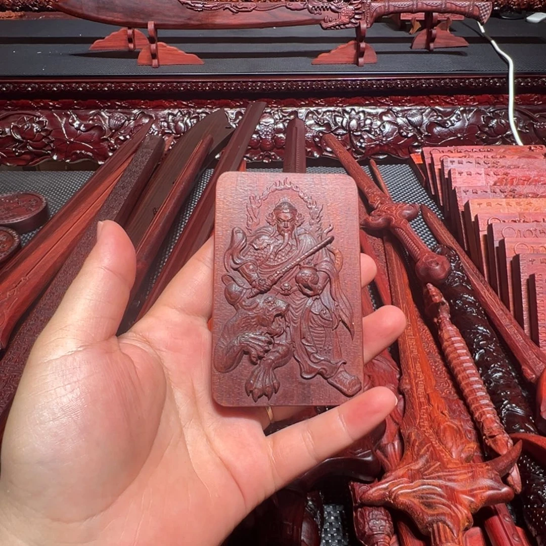非洲紫檀（红花梨）中****威赵公明