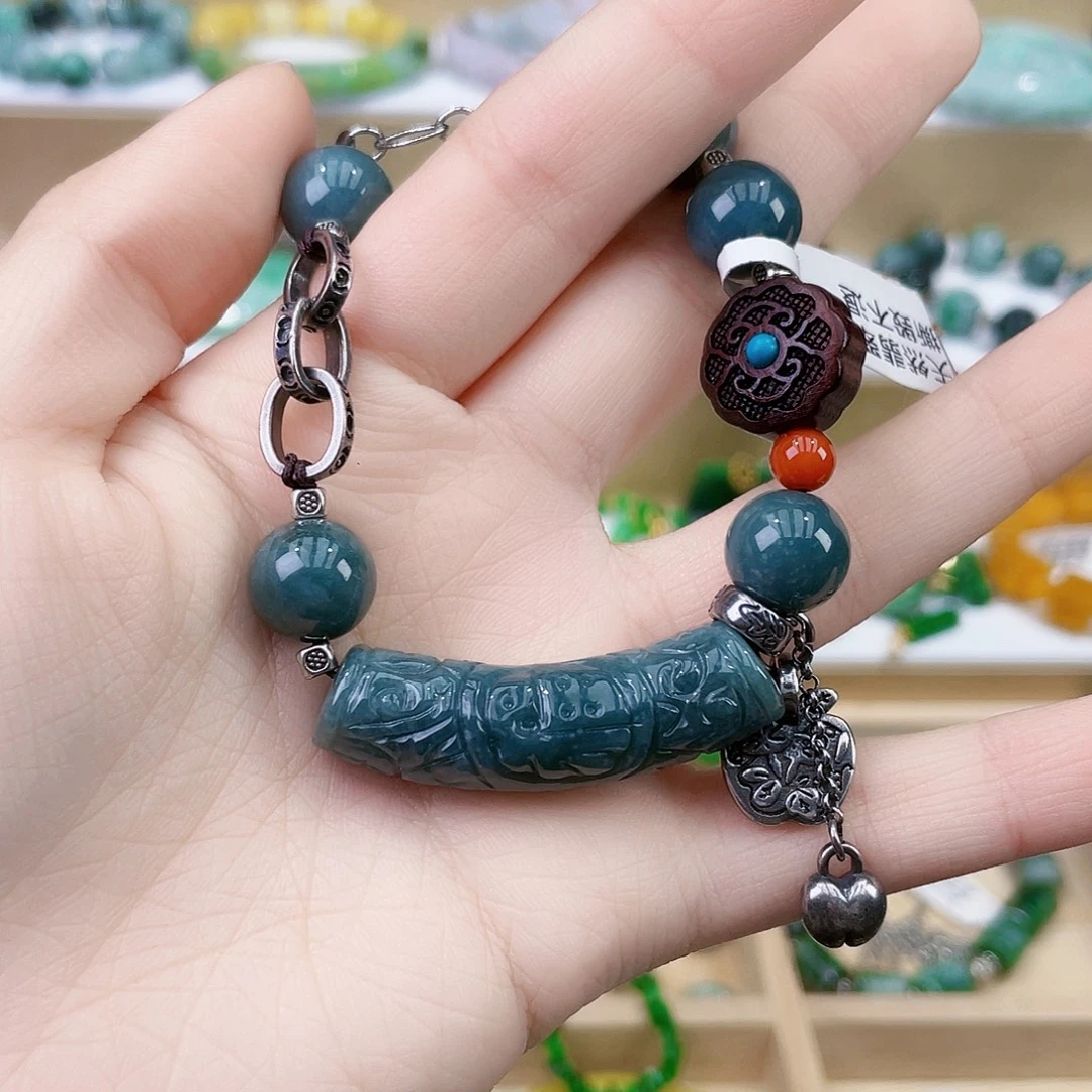 翡翠未镶嵌手链手链