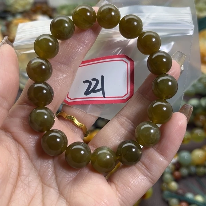 蛇纹石玉未镶嵌手链