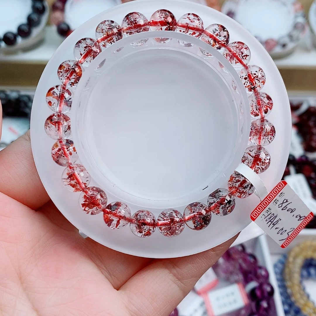 水晶手链未镶嵌草莓毒液