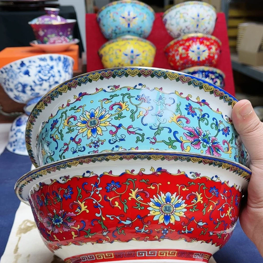 【闪购商品】珐琅茉*花9英寸2混。。。。