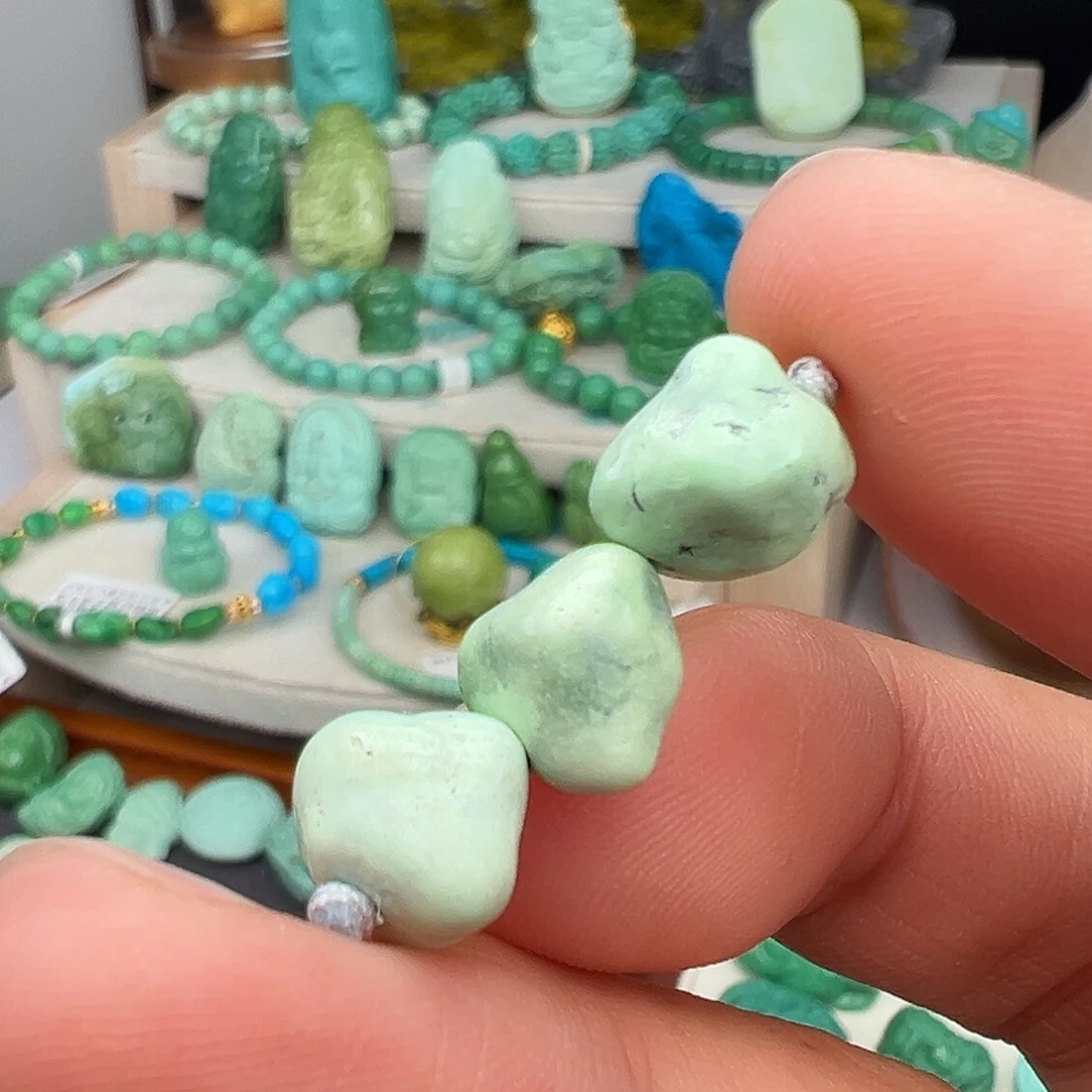 绿松石未镶嵌主播万珍