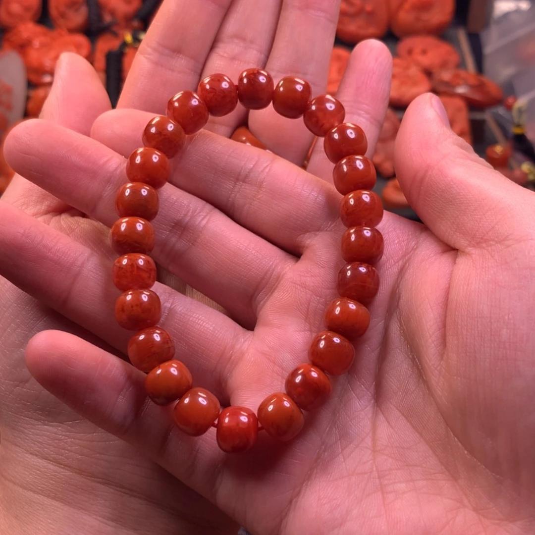 【闪购商品】未镶嵌单圈手串南红玛瑙