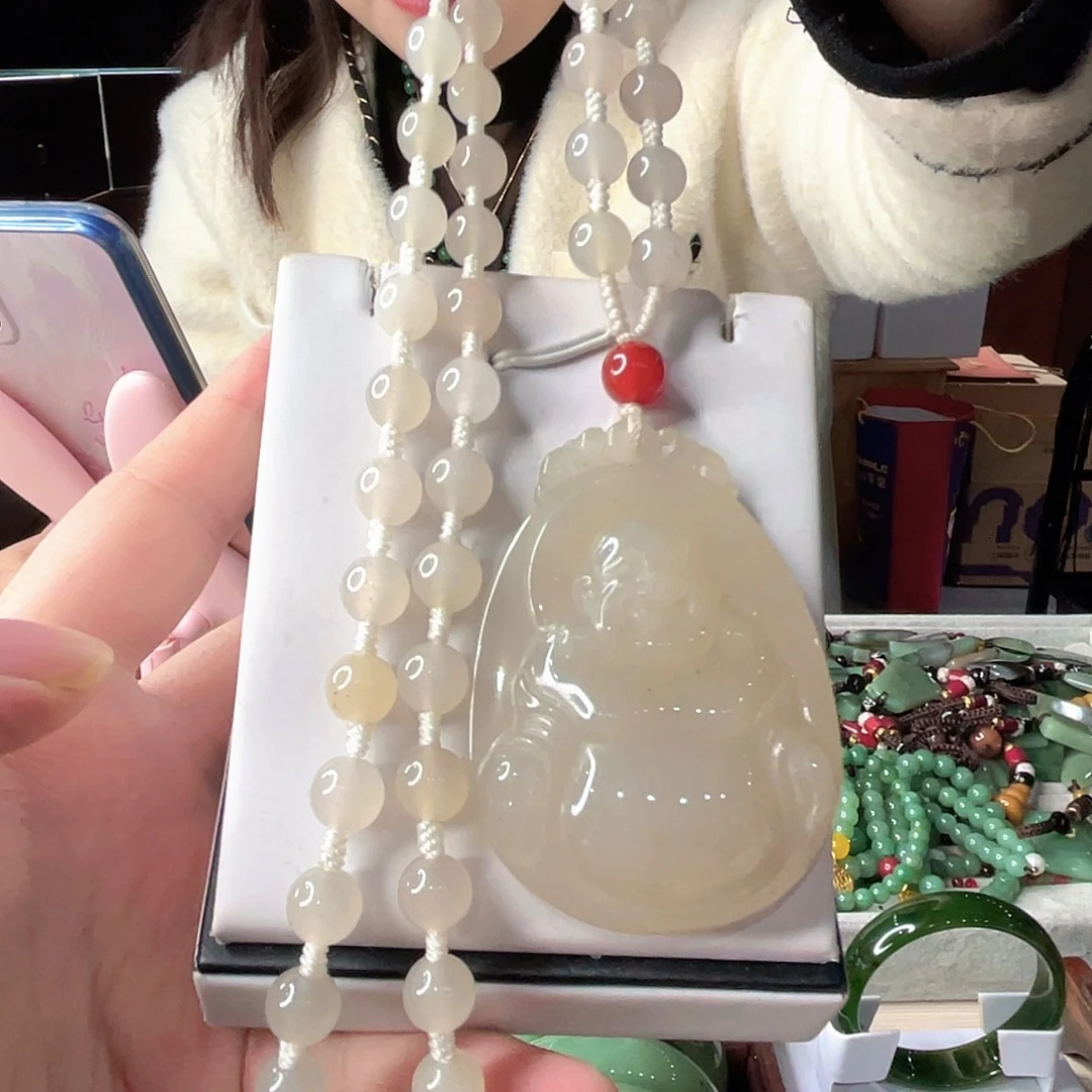 密玉（石英质玉）未镶嵌颈饰