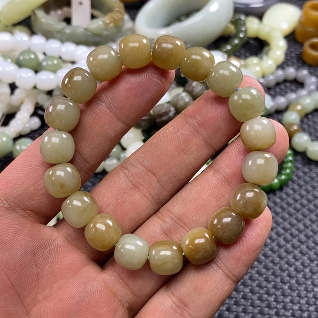 和田玉未镶嵌手链