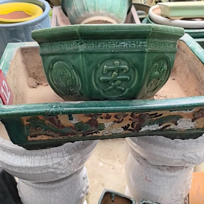 红陶从****+石湾花盆2个