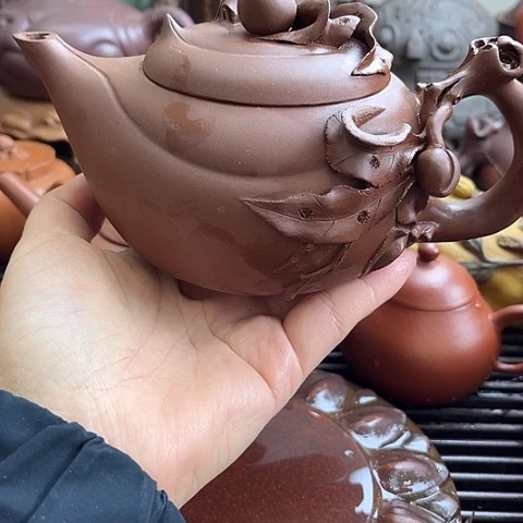 㞢***㔫茶壶紫砂宜兴紫砂666