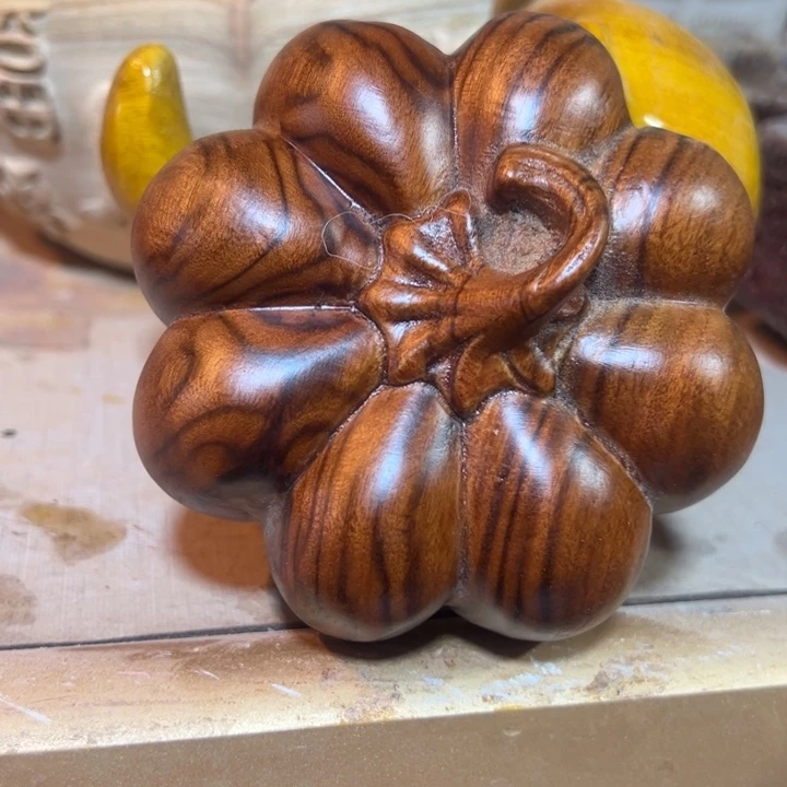 香榧木香樟木复古色南瓜