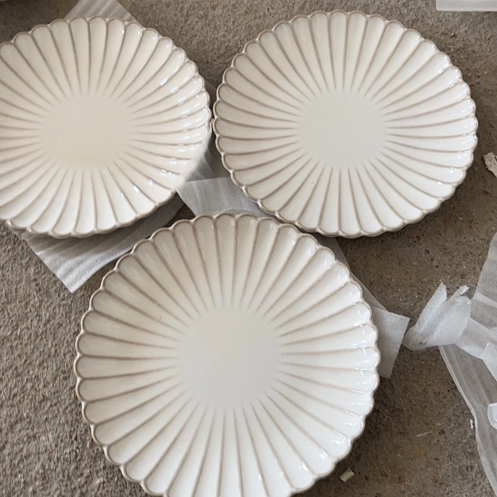 瓷片默认瑕疵商品8.5寸浅