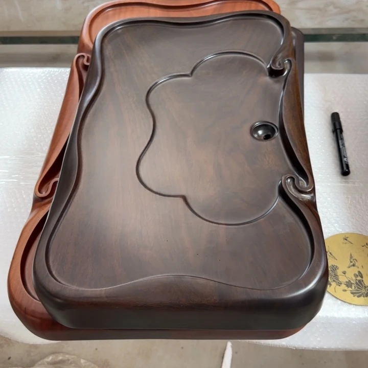 黑檀实木茶盘实物53/32