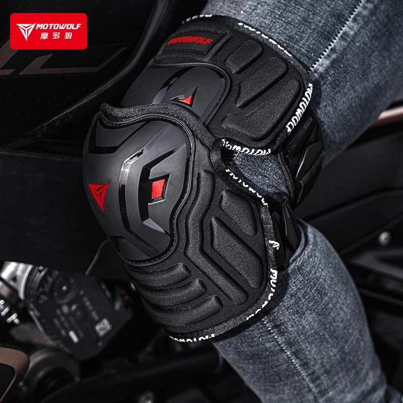 摩多狼摩托车护膝护肘骑行护具赛车机车装备CE认证护腿四季防摔男