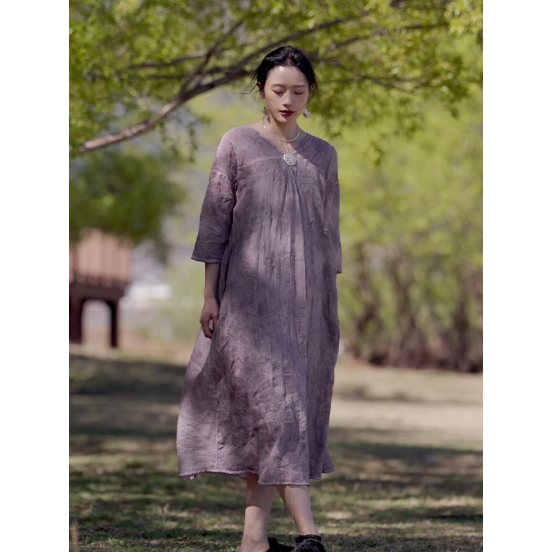 游尘衣物/云萱连衣裙（配吊带）