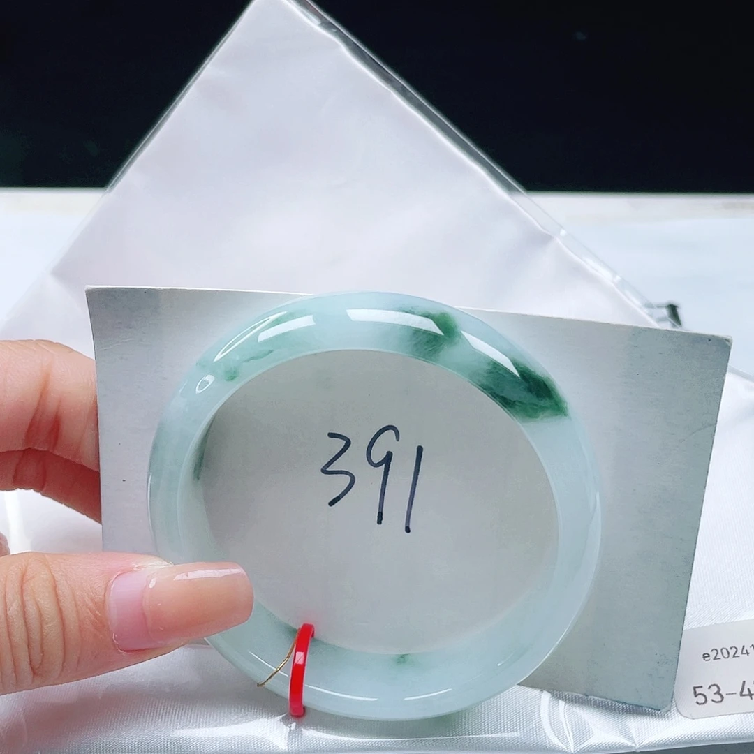 翡翠未镶嵌手镯53正圈