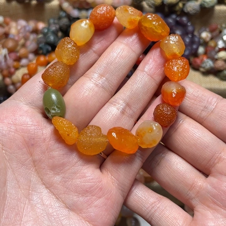 玛瑙/玉髓合金手链