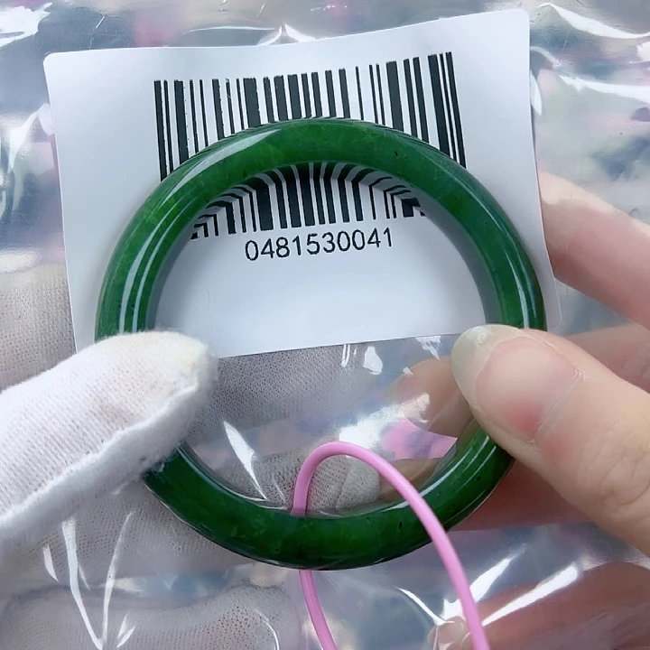 和田玉（碧玉）手镯未镶嵌53