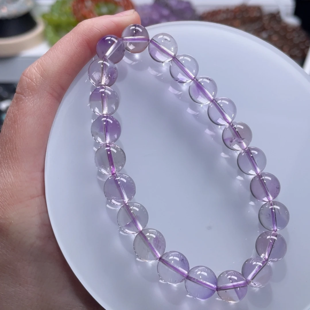 水晶未镶嵌手链玻利维亚紫水晶