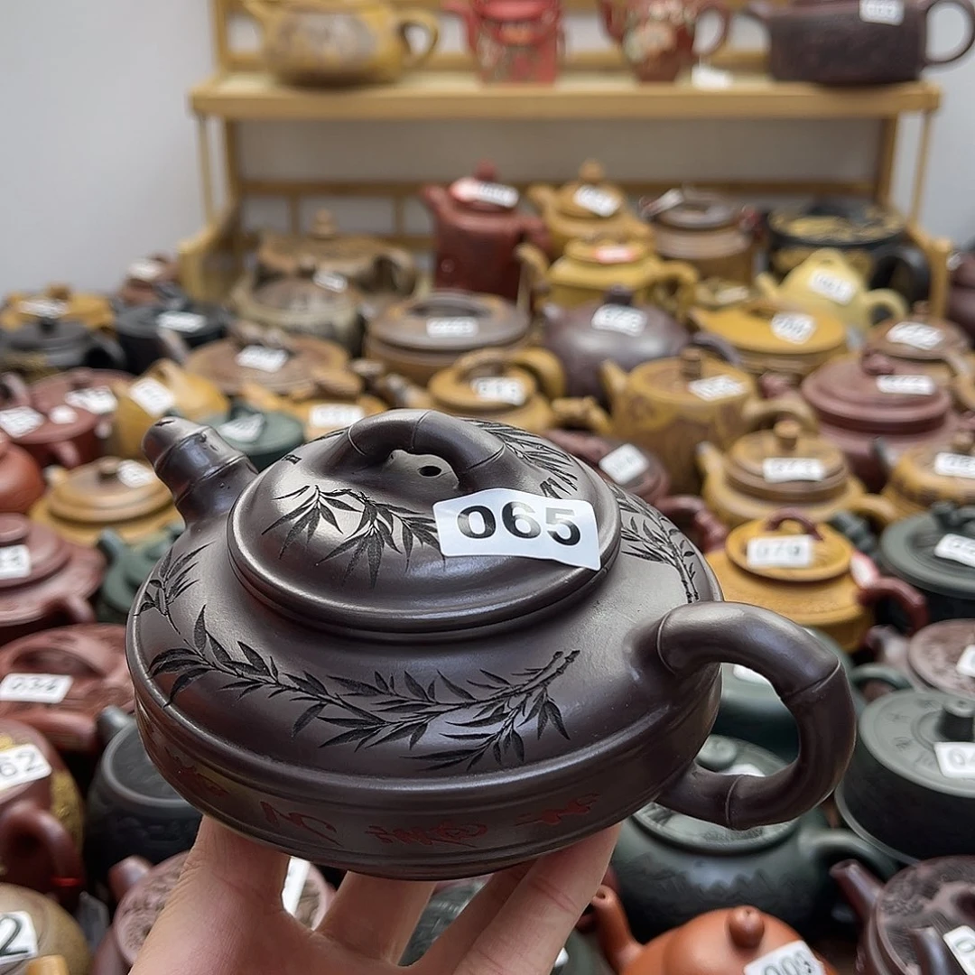 闭***鱼紫砂微瑕紫砂微瑕