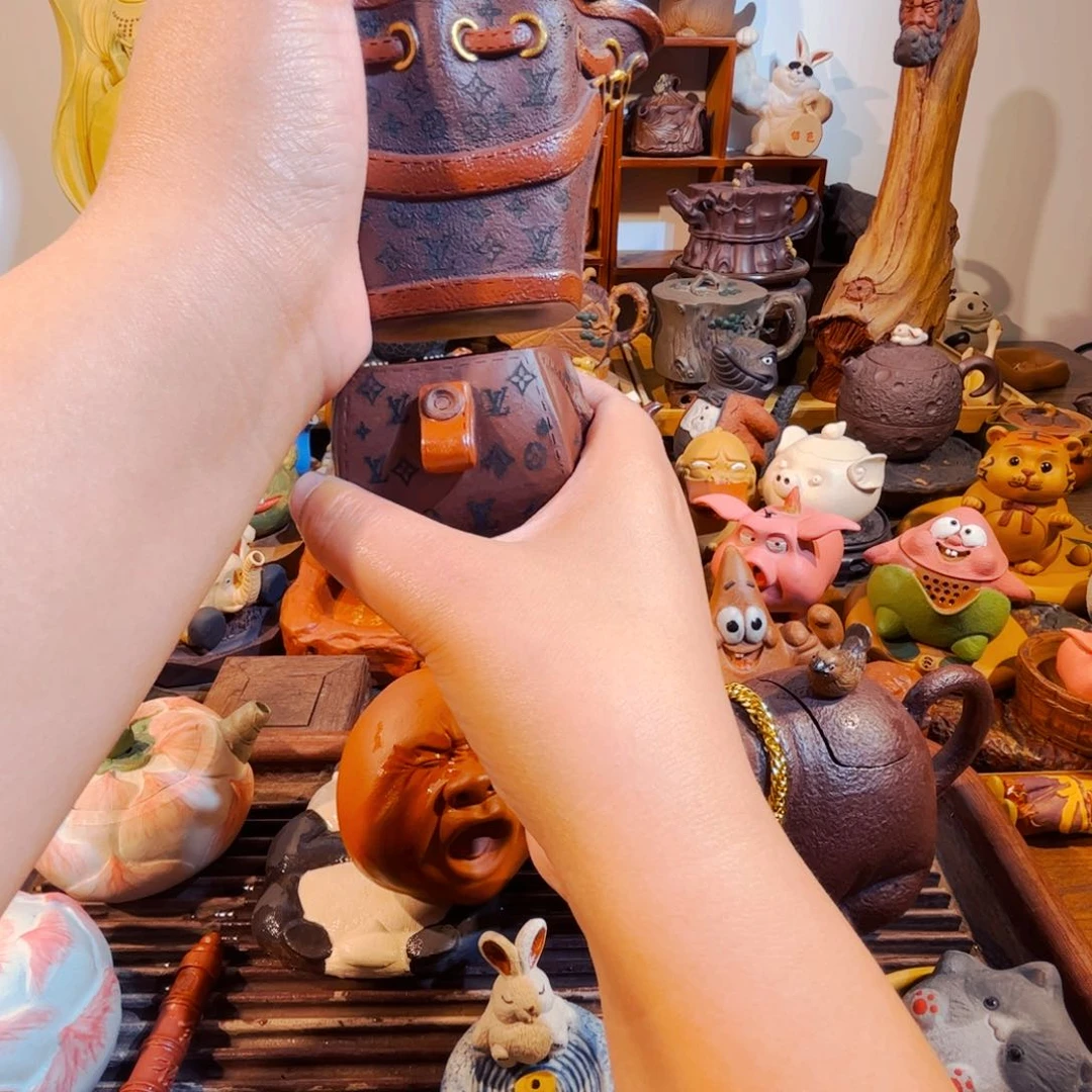 茶壶紫砂茶*纯手工制作的视频吧