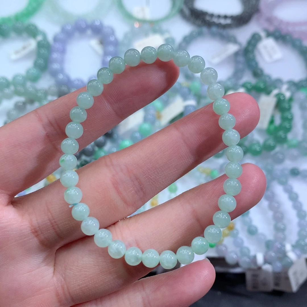 翡翠手链未镶嵌天然