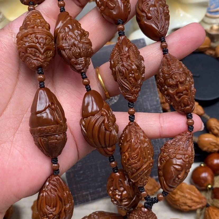 【闪购商品】橄榄核吊坠橄榄手工雕刻工艺