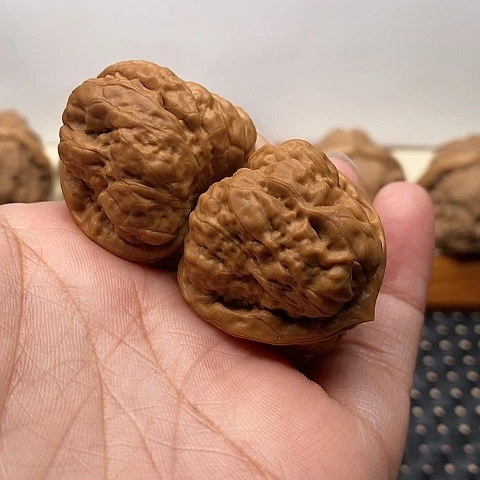 文玩核桃把件B****儿边34蛙蛙