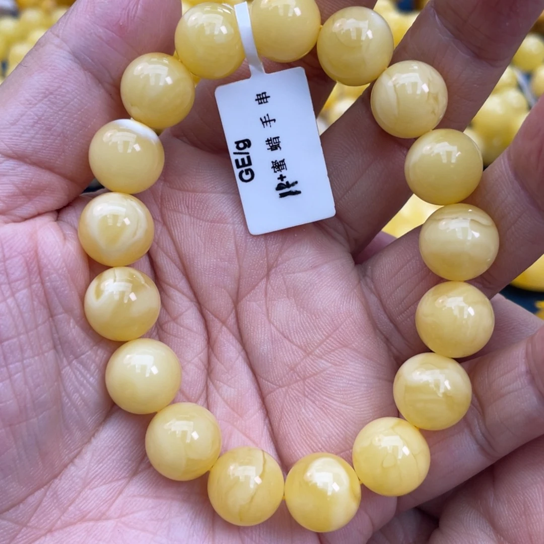 琥珀裸石未镶嵌琥珀蜜蜡11m m