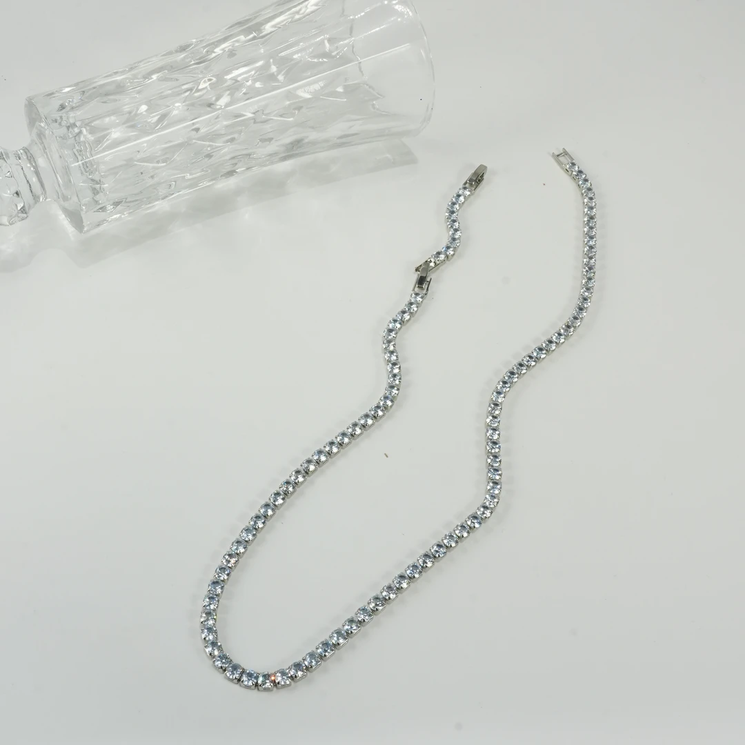 四爪方糖白项链——————————