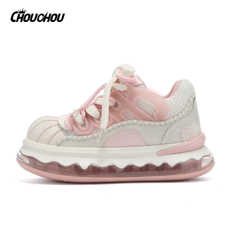 周同学周杰伦新款增高厚底休闲鞋百搭时尚潮流鞋子女鞋老爹鞋