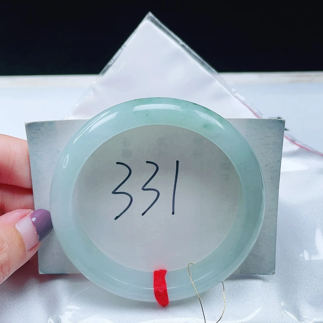 翡翠未镶嵌手镯缅甸翡翠58+