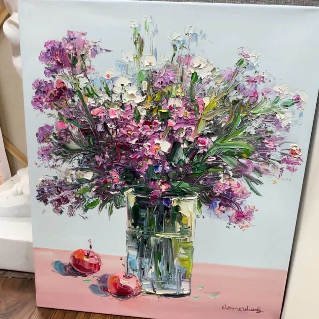 油画加油加油努力加油加油