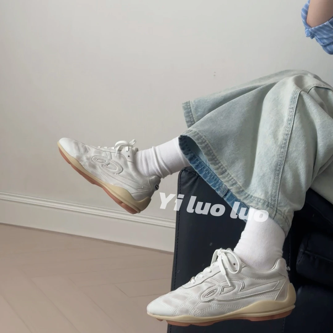 秋季上新羊皮内里流浪鞋时尚百搭休闲鞋女鞋足球赛车鞋德训鞋