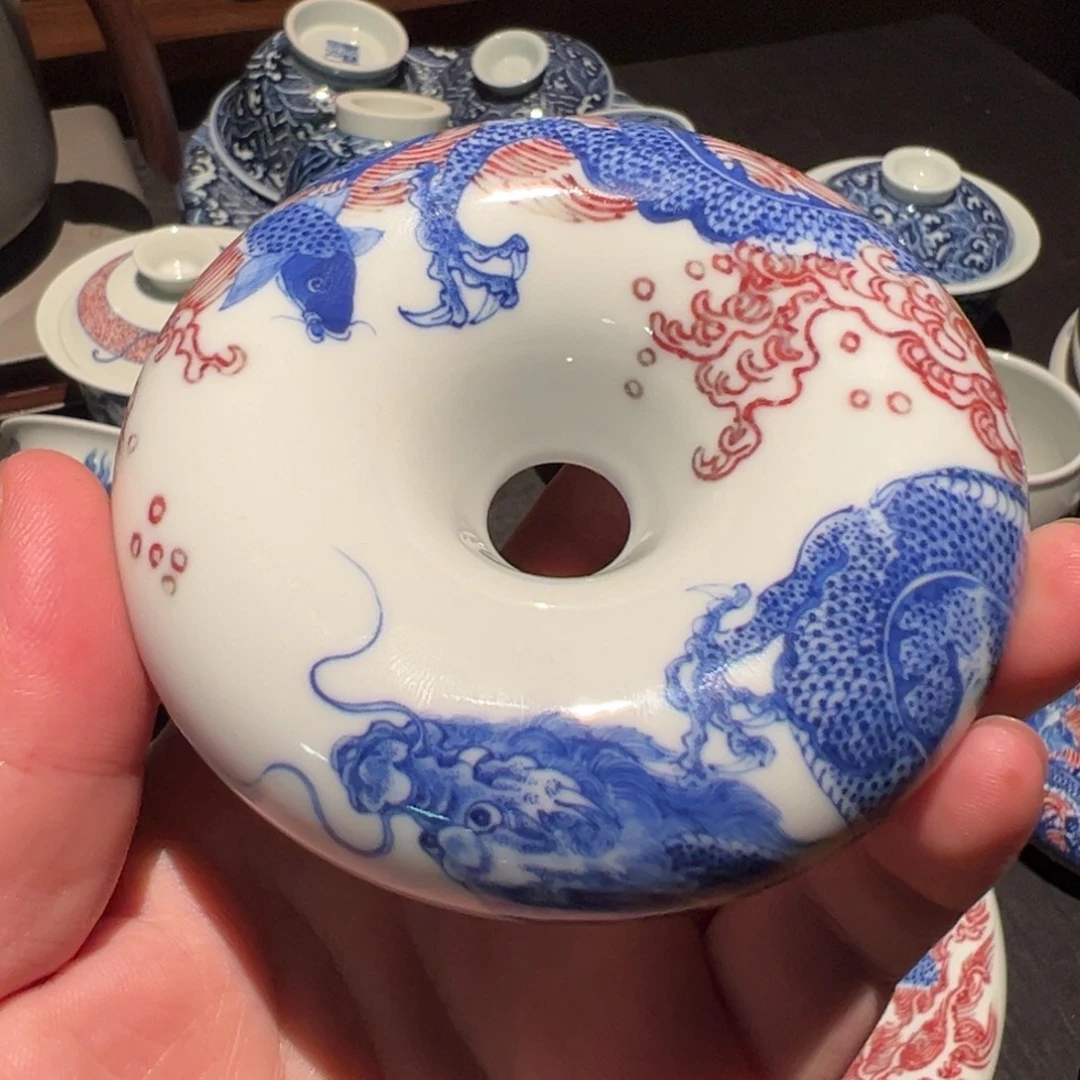 杯子鱼化龙盖置一个