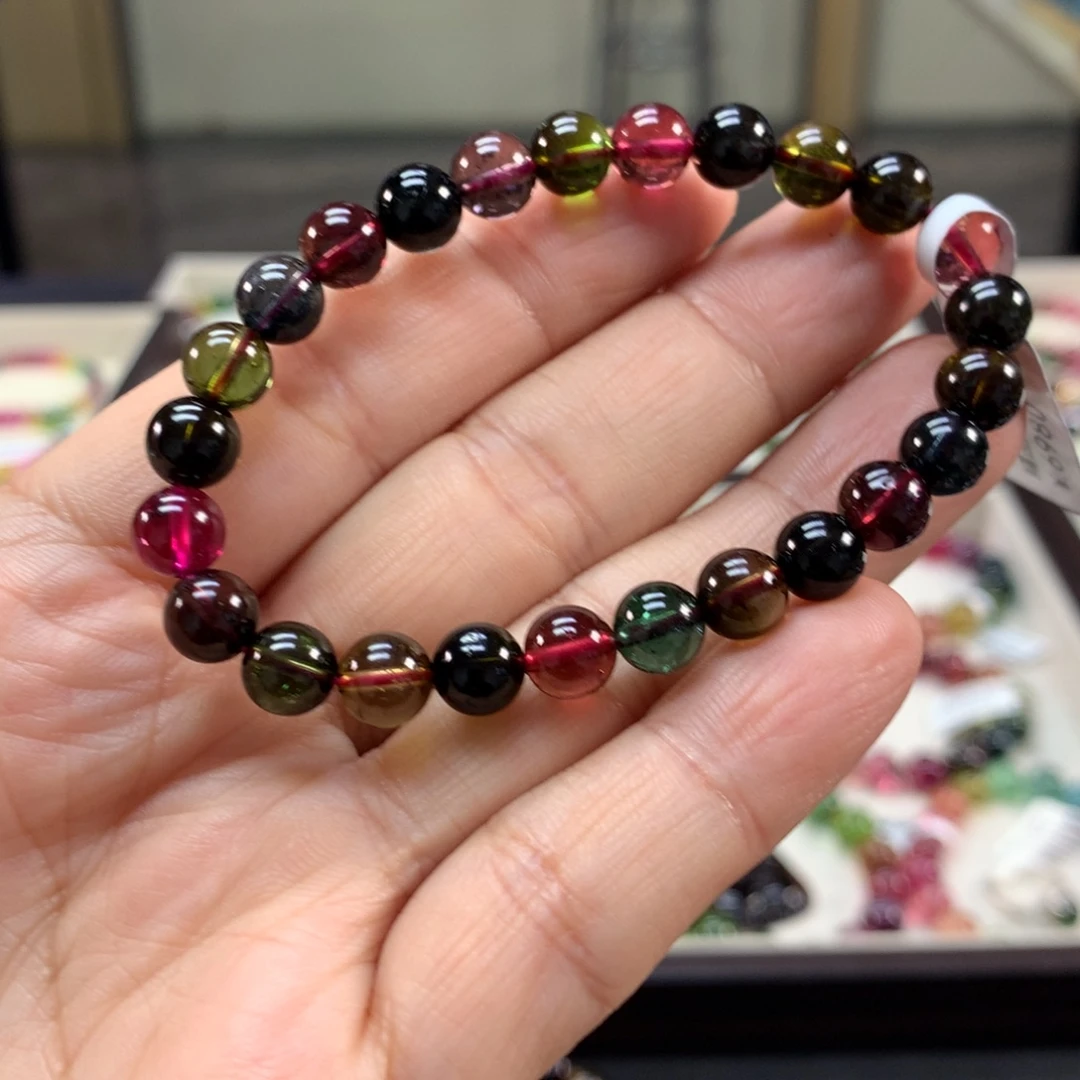 手链碧玺未镶嵌7:3左右