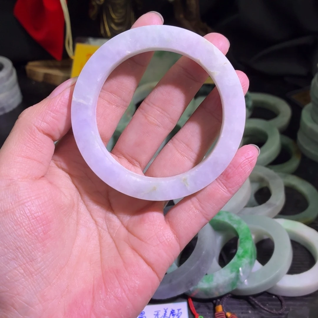 定制翡翠未镶嵌天然翡翠A货毛胚手镯定制