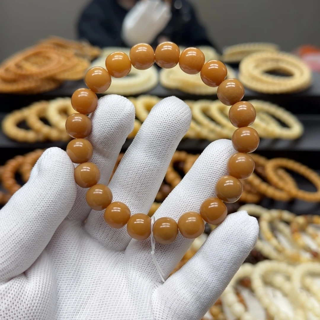 菩提根/象牙果手串卡11 珑珠 11年 精工