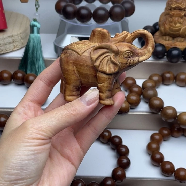 *****檀香木手串/手链开播福利小象奶香