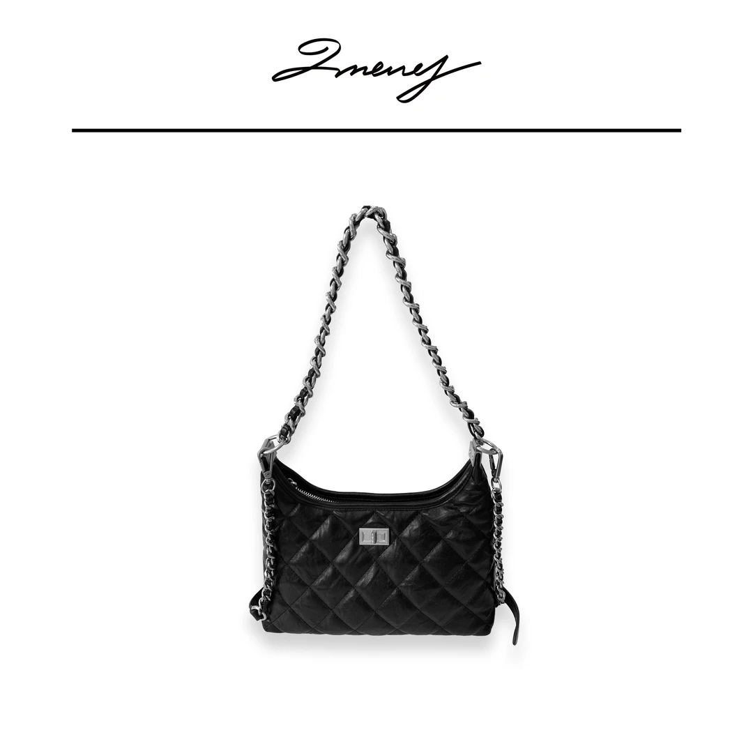 LMENY小香风腋下包~轻奢通勤菱格链条单肩斜挎包25AP004