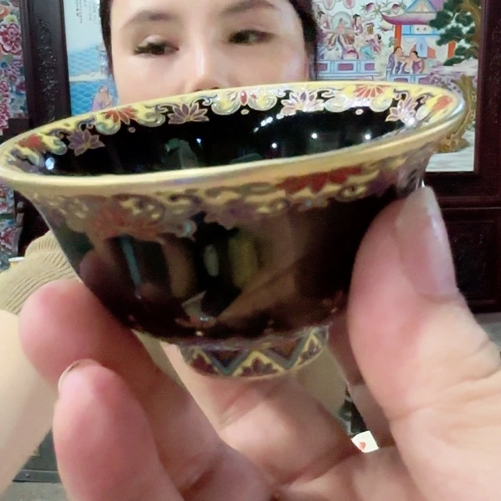 摆件景德镇高温陶瓷乌金釉