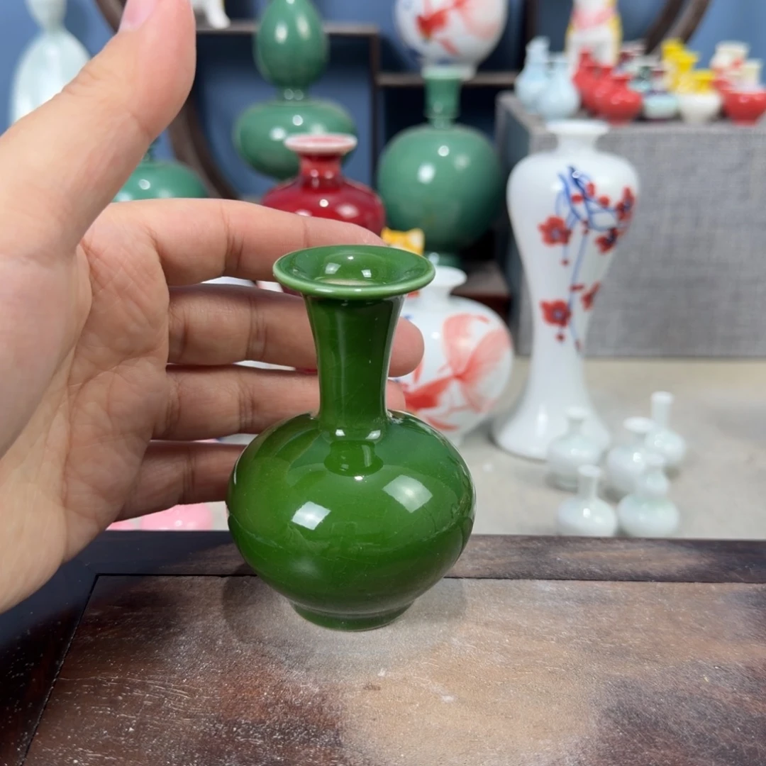 陶瓷手工小花器摆件