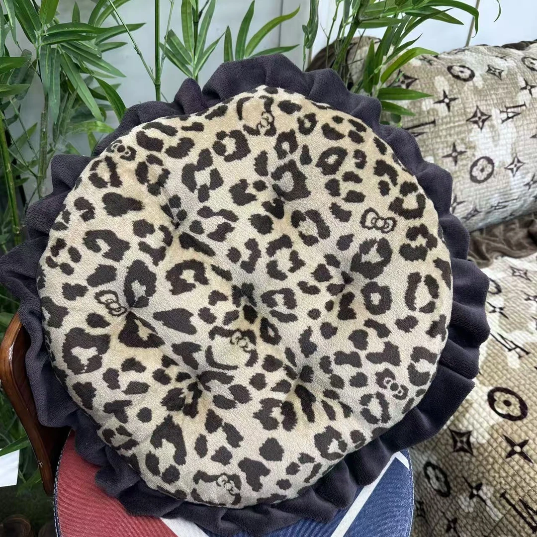 座垫-家用加厚牛奶绒座垫蒲团加厚花边椅子垫地板座垫多功能