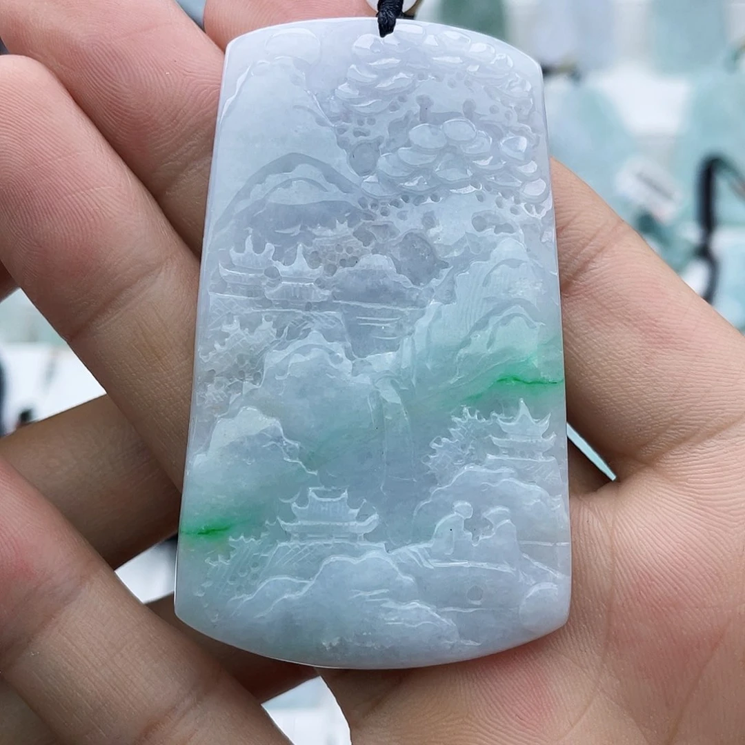 颈饰未镶嵌翡翠有**菜翡翠