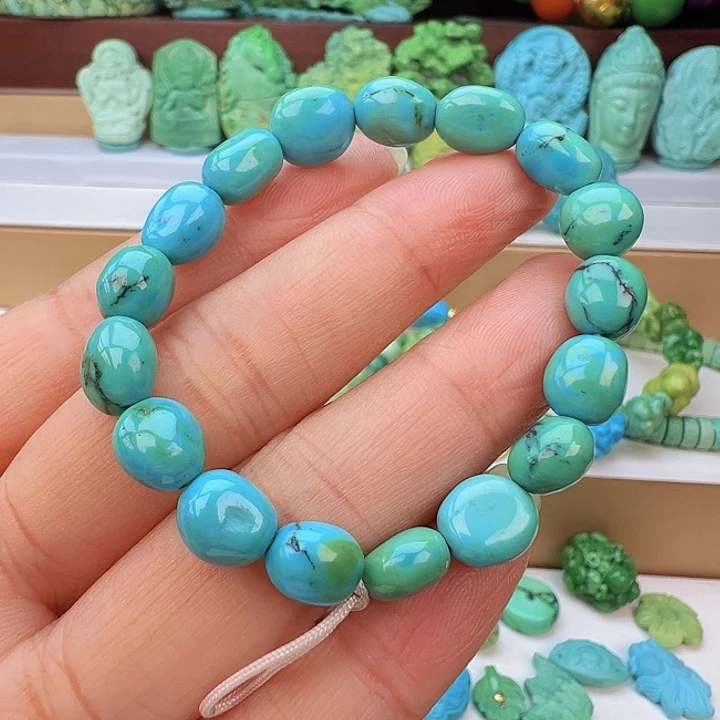 未镶嵌绿松石项链