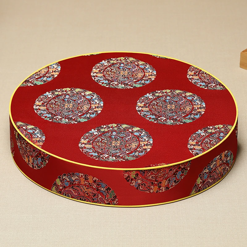 茶桌圆形坐垫中式蒲团打坐垫鼓凳圆凳垫子静坐禅修飘窗垫子跪拜垫